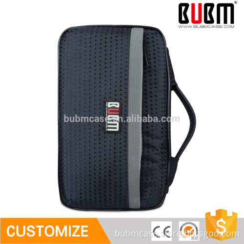 BUBM high capacity durable nylon cool blue cd case with car cd holder